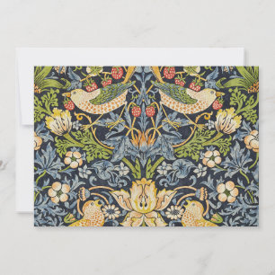 Convites William Morris - Padrão Floral de Thief de Morango