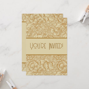 Convites William Morris Poppy Floral Wallpaper