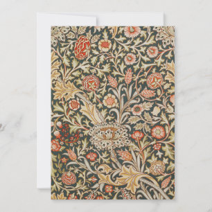 Convites William Morris Trent Garden Flower Classic Botânic