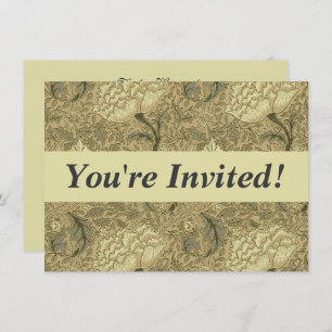 Convites William Morris Windrush Wallpaper Pattern