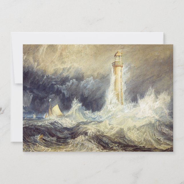Convites William Turner - Farol de Bell Rock (Frente)