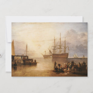 Convites William Turner - O Sol se Pondo Através do Vapor