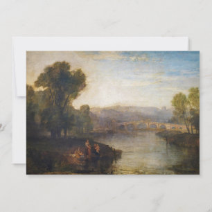Convites William Turner - Vista da Colina e da Ponte de Ric