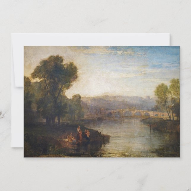 Convites William Turner - Vista de Richmond Hill e Bridge (Frente)