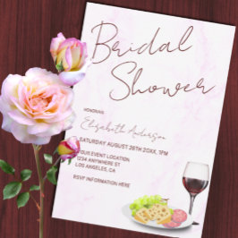 Convites Wine & Charcuterie Bridal Shower