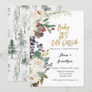 Convites Winter Baby É Frio Outcasal chá