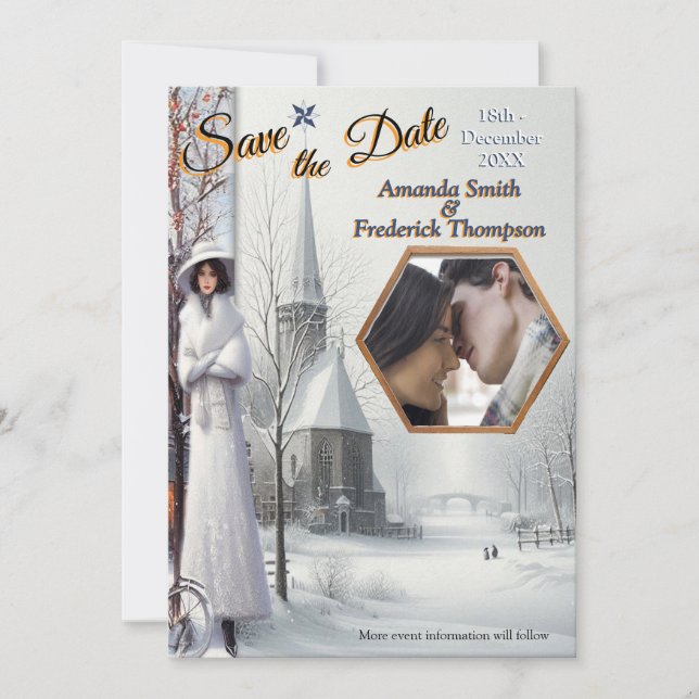 Convites Winter Celebrations in Amsterdam (Frente)