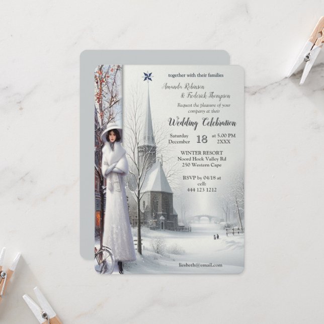 Convites Winter Celebrations in Amsterdam (Frente/Verso In Situ)