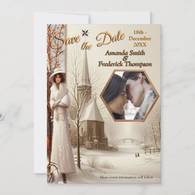 Convites Winter Celebrations in Amsterdam (Frente)