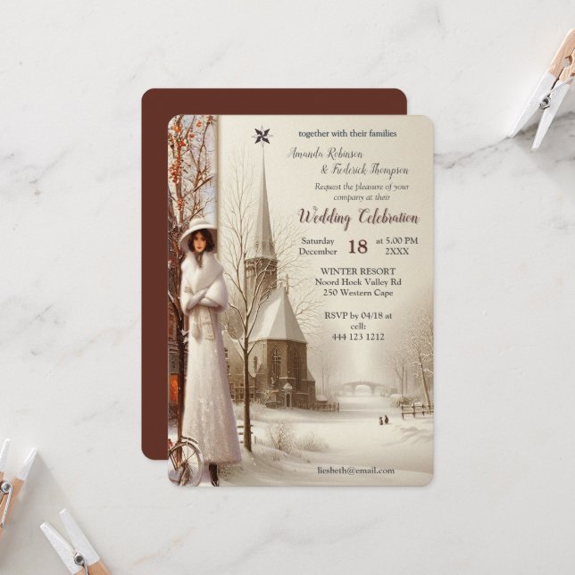 Convites Winter Celebrations in Amsterdam (Frente/Verso In Situ)