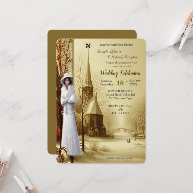 Convites Winter Celebrations in Amsterdam (Frente/Verso In Situ)