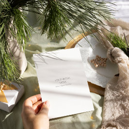 Convites Winter Floral | Chá de panela de marfim