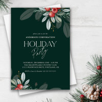 Winter Greenery Corporate Holiday Party