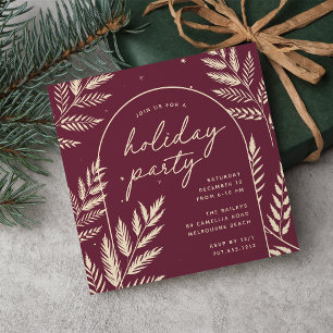 Convites Winter Laurel Holiday Party