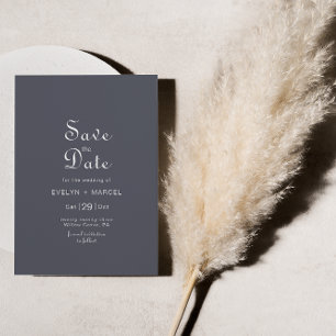 Convites Winter Mountain Forest Wedding Save the Date 