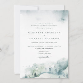 Convites Winter Mystère I Formal Weditation