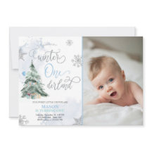 Winter Onederland Boy Blue Winter primeiro anivers