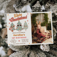 Winter Onederland Hippie Christmas Tree Birthday