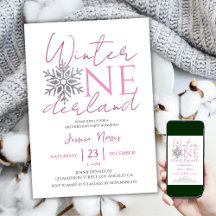 Winter ONEderland | primeiro aniversario Minimalis