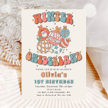 Convites Winter ONEderland Retro Christmas Papais noeis Bir<br><div class="desc">Winter ONEderland Retro Christmas Papais noeis Birthday Invitation</div>