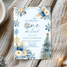 Winter Onederland Snowflake Party (Festa de primei