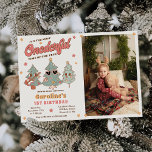 Convites Winter Onemagnifice Hippie Christmas Tree Birthday<br><div class="desc">Inverno Maravilhoso,  Hippie Natal,  Convite de Aniversário</div>