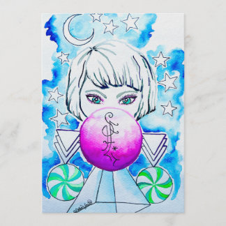 Convites Winter Season Sorceress Watercolor