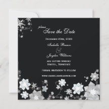 Winter Sparkle Wedding Save Date (Casamento de Inv