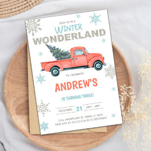 Convites Winter Wonderland Invitation, Winter Invance, S
