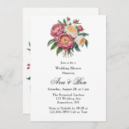 Convites Winterberry Primrose Paint Chá de casamento