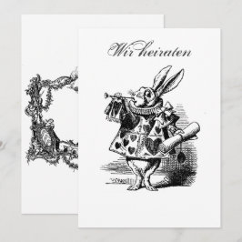 Convites Wir heiraten – Vermählung – Hochzeit – Invitation