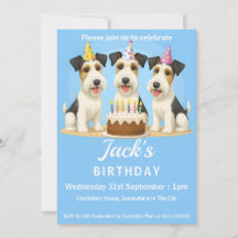 Wire Hair Fox Terriers Birthday Party