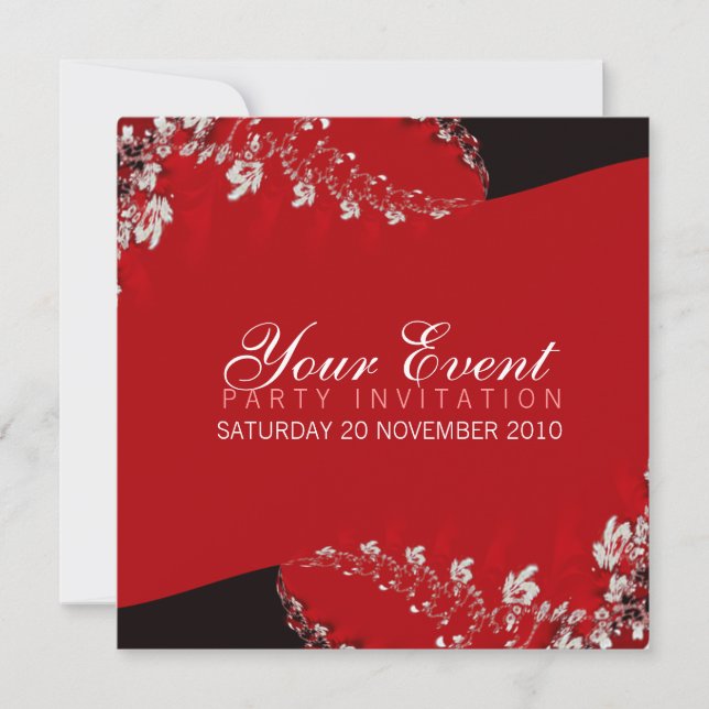 Convites Wisteria Fractal Invices (Frente)