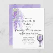 Wisteria Wine Glass Brunch & Bubble Invent