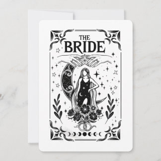 Convites Witchy Bachelorette Bride Coven Gothic Wedding
