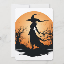 CONVITES WITCHY SILHOUETTE [7]
