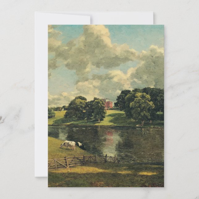 Convites Wivenhoe Park por John Constable (Frente)