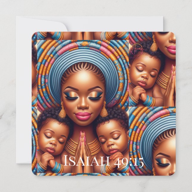 Convites Women and child Isaiah 49:15: (Frente)