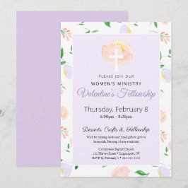Convites Women's Ministry Valentine's Fellowship Invitation