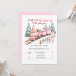 Convites Wonderful Christmas Party Invitation