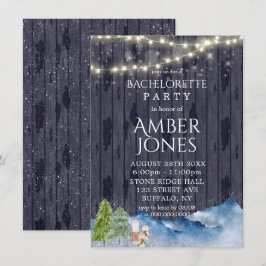 Convites Wonderland | Festa de solteira de aquarelas