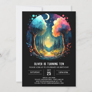 Convites Wonderland Grove Whimsical Birthday