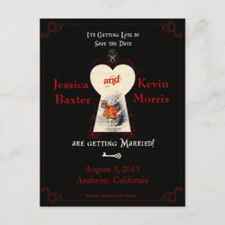 Convites Wonderland Salvar a Data