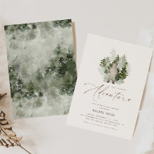 Woodland Adventure Gênero Chá de fraldas neutro