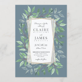 Convites Woodland Frame Wedding