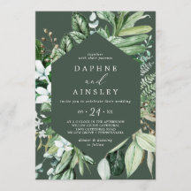 Woodland Greenery Hunter Casual Casual Invitation