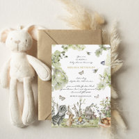 Woodland Picnic | Chá de fraldas de animais flores