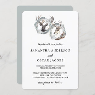 Convites Wreath Silver, Verniz