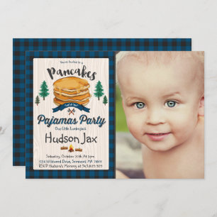 Convites Xadrez De Aniversário De Panjamas