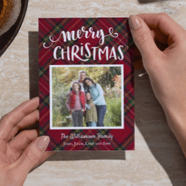 Convites Xadrez de Natal de Tartan